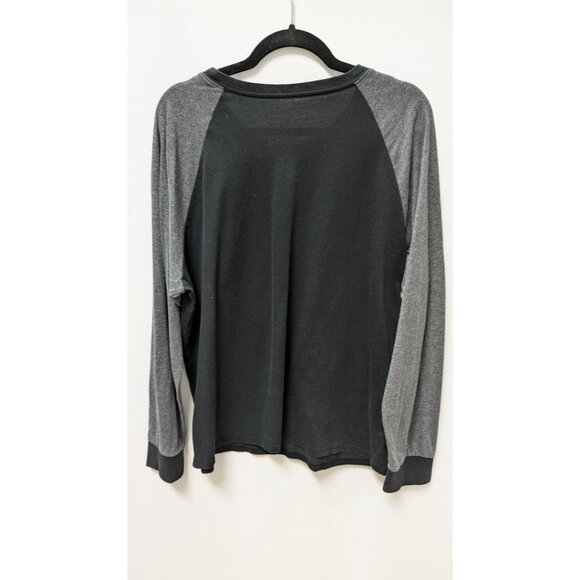 Black/Grey "Stay in & Chill" Graphic T-Shirt - Picture 2 of 2